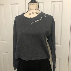 Crop sweatshirt